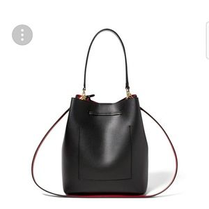 ralph lauren black bucket bag